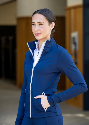 Woof Wear Navy All Season Training Ladies Jacket| Online For Equine