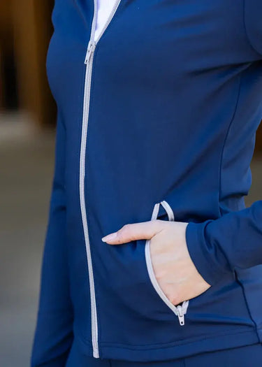 Woof Wear Navy All Season Training Ladies Jacket| Online For Equine