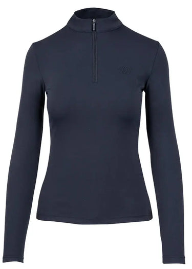 Woof Wear Navy Long Sleeve Ladies Tech Riding Shirt| Online For Equine