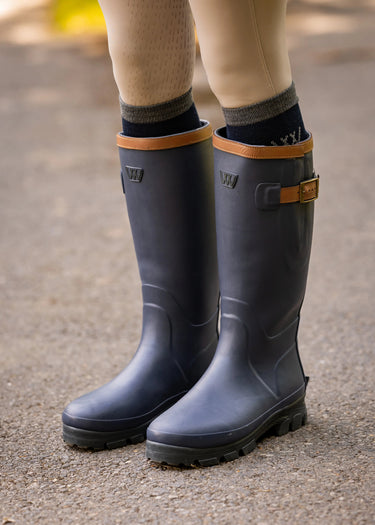 Woof Wear Navy Neprene Wellington Boots