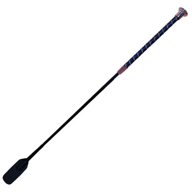 Woof Wear Navy Rose Gold Twisted Riding Whip| Online For Equine