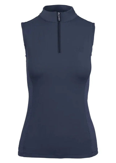 Woof Wear Navy Sleeveless Ladies Tech Riding Shirt| Online For Equine