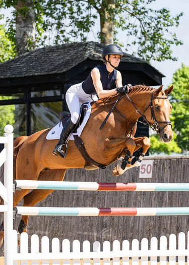 Woof Wear Navy Sleeveless Ladies Tech Riding Shirt| Online For Equine