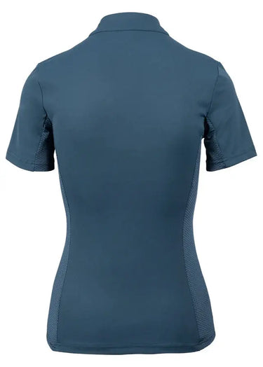 Woof Wear Petrol Blue Short Sleeve Ladies Tech Riding Shirt| Online For Equine