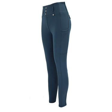 Woof Wear Petrol Blue Vision Ladies Riding Tights| Online For Equine