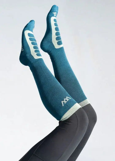 Woof Wear Petrol Sage Long Bamboo Tech Riding Sock| Online For Equine