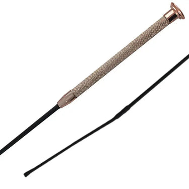 Buy the Woof Wear Rose Gold Glitz Dressage Whip | Online for Equine