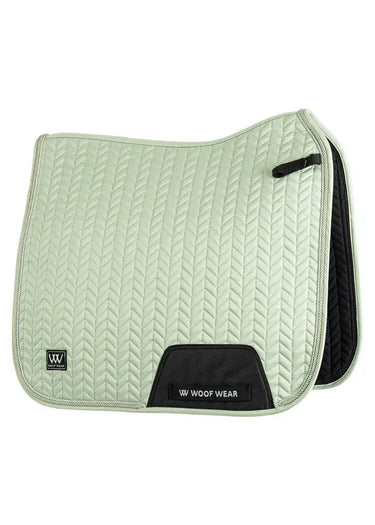 Woof Wear Sage Green Herringbone Saddle Dressage Pad| Online For Equine