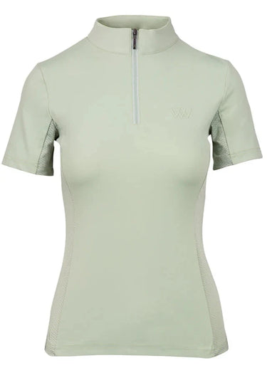 Woof Wear Sage Green Short Sleeve Ladies Tech Riding Shirt| Online For Equine