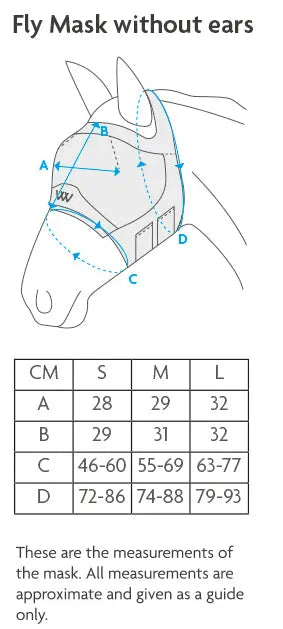Buy Woof Wear UV Comfort Fly Mask Without Ears| Online for Equine