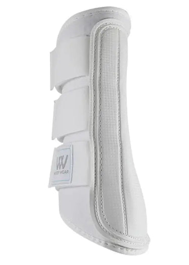 Woof Wear White Double Lock Brushing Boots| Online For Equine