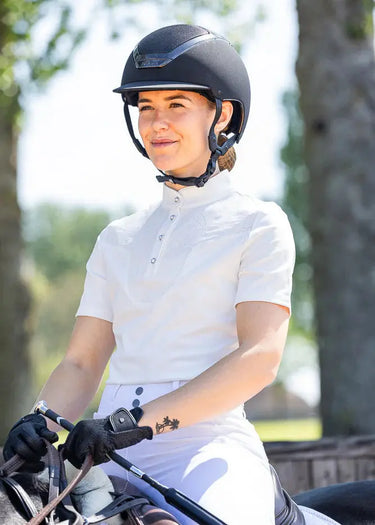 Woof Wear White Vision Ladies Competition Shirt| Online For Equine