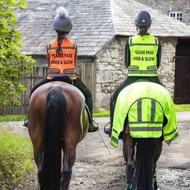 Buy the Woof Wear Yellow Junior Hi Vis Riding Vest | Online for Equine