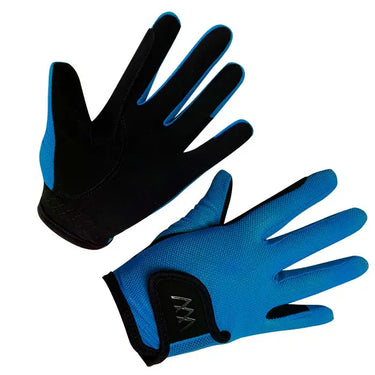 Woof Wear Young Rider Electric Blue Pro Gloves| Online For Equine