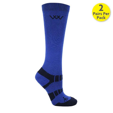 Buy the Woof Wear Young Rider Electric Blue Pro Sock | Online for Equine