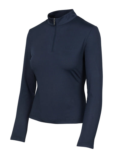 Woof Wear iVent Long Sleeve Shirt | Navy| Online For Equine
