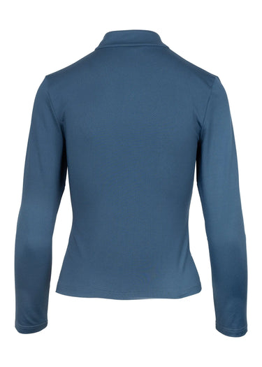 Woof Wear iVent Long Sleeve Shirt | Petrol| Online For Equine