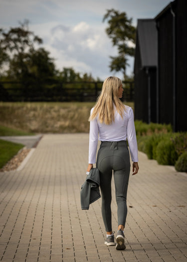 Woof Wear iVent Long Sleeve Shirt | White| Online For Equine