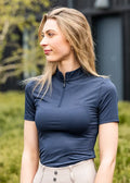 Woof Wear iVent Short Sleeve Shirt | Navy| Online For Equine