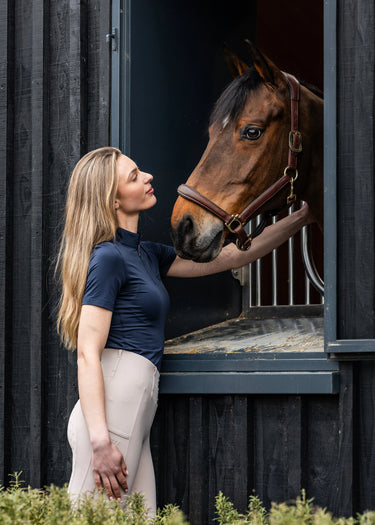 Woof Wear iVent Short Sleeve Shirt | Navy| Online For Equine