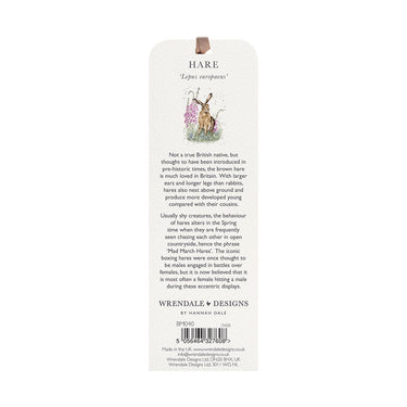 Wrendale Designs Hare Bookmark The Wild Garden| Online For Equine