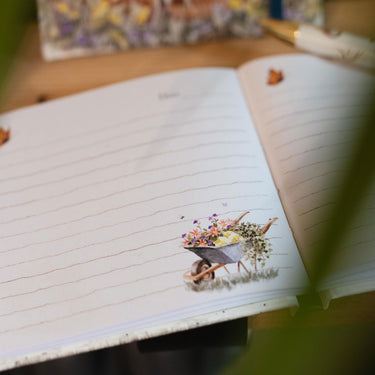 Wrendale Designs The Wild Garden Mini Hard Notebook| Online For Equine