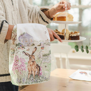 Wrendale Designs The Wild Garden Tea Towel| Online For Equine