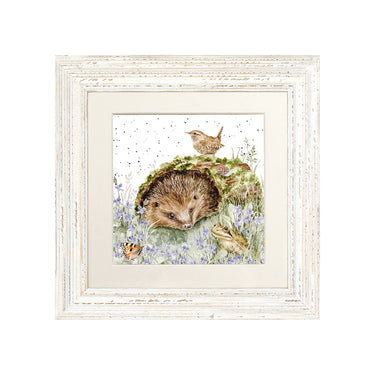 Wrendale Designs The Wild Patch Card In A White Frame| Online For Equine