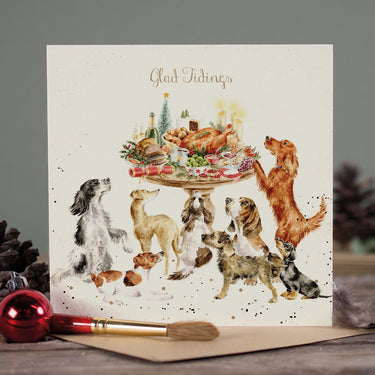Wrendale Designs 'A Festive Feast' Dog Christmas Card| Online For Equine