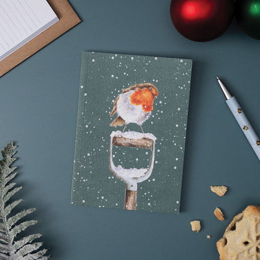Wrendale Designs 'A Little Red Robin' Robin A6 Paperback Notebook| Online For Equine