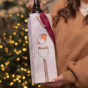 Wrendale Designs 'A Little Red Robin' Robin Bottle Bag| Online For Equine