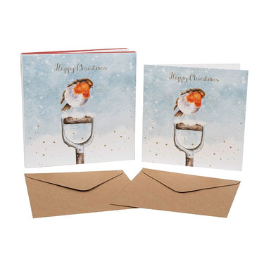 Wrendale Designs 'A Little Red Robin' Robin Christmas Card Box Set| Online For Equine