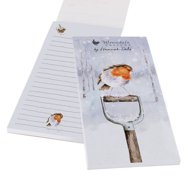 Wrendale Designs 'A Little Red Robin' Robin Magnetic Shopping Pad| Online For Equine