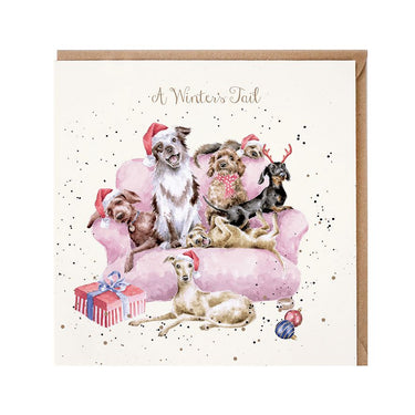 Wrendale Designs 'A Winter'S Tail' Dog Christmas Card| Online For Equine