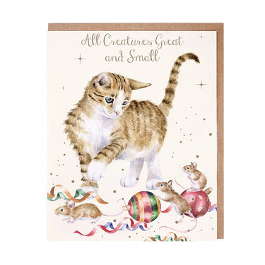 Wrendale Designs 'All Creatures Great And Small' Cat Christmas Card Pack| Online For Equine