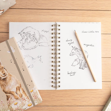 Wrendale Designs 'Among The Daisies' Rabbit Blank Notebook| Online For Equine