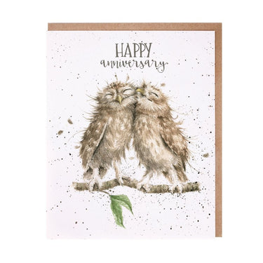 Wrendale Designs 'Anniversary Owls' Owl Anniversary Card| Online For Equine