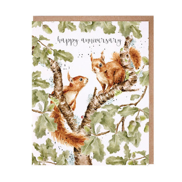 Wrendale Designs 'Another Year Squirreling Around' Squirrel Anniversary Card| Online For Equine