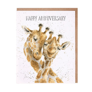Wrendale Designs 'Be-Long Together' Giraffe Anniversary Card| Online For Equine