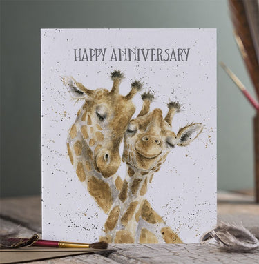 Wrendale Designs 'Be-Long Together' Giraffe Anniversary Card| Online For Equine