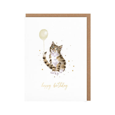 Wrendale Designs 'Birthday Mischief' Cat Birthday Little Sentiment Card| Online For Equine