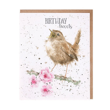 Wrendale Designs 'Birthday Tweets' Wren Birthday Card| Online For Equine