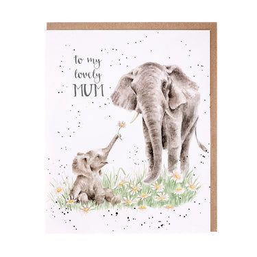 Wrendale Designs 'Bloom And Grown' Elephant Mum Card| Online For Equine