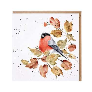 Wrendale Designs 'Bold And Beautiful' Bullfinch Card| Online For Equine