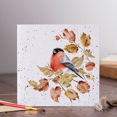 Wrendale Designs 'Bold And Beautiful' Bullfinch Card| Online For Equine