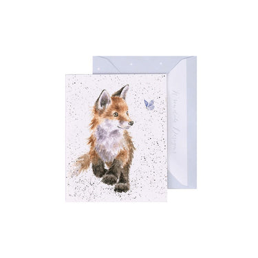 Wrendale Designs 'Born To Be Wild' Fox Mini Card| Online For Equine