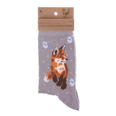 Wrendale Designs 'Born To Be Wild' Fox Socks| Online For Equine