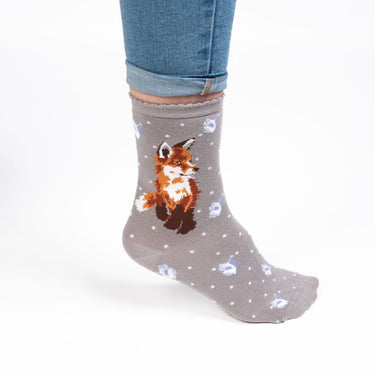 Wrendale Designs 'Born To Be Wild' Fox Socks| Online For Equine