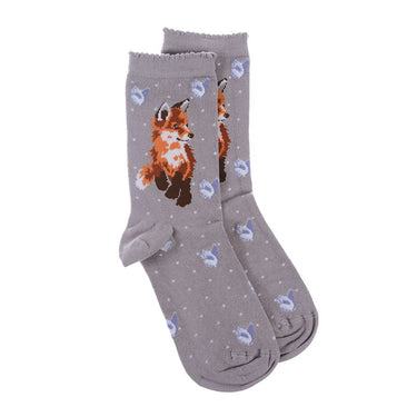 Wrendale Designs 'Born To Be Wild' Fox Socks| Online For Equine
