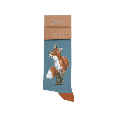 Wrendale Designs 'Bright Eyed And Bushy Tailed' Fox Men'S Socks| Online For Equine
